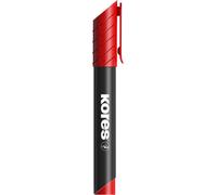 Kores Marqueur permanent 'K MARKER', pointe biseautée, rouge