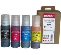 Kores Multi-Pack bouteille d'encre G1648KIT remplace EPSON 104