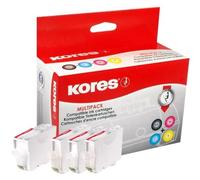 Kores Multi Pack Encre G1504KIT remplace Canon PGI 5BK/CLI-8C/CLI-8M/CLI-8Y