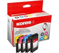 Kores Multi Pack Encre G1522KIT remplace brother LC-980BK/LC-980C/LC-980M/LC-980Y
