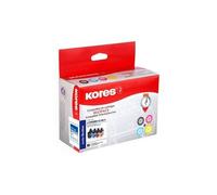 Kores Cartouches d'encre G1523KIT compatibles Brother DCP-J125/DCP-J315W – Multi-pack Noir