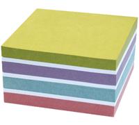 Kores N47463 Cube de notes adhésives recyclées Kores "Recycled Pastel Notes