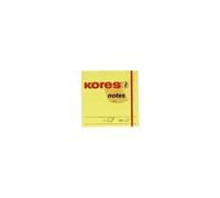 Kores - notes autocollantes jaune, 127 x 76 mm, vierge, jaune n46125
