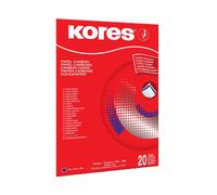 Kores – Papier carbone bleu A4 21 x 29,7 cm – Non maculable, réutilisable – 10 feuilles