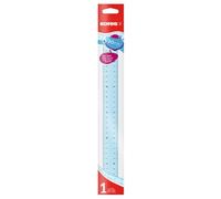 Kores Lin42130 Règle transparente 30 cm avec bord d'encre et 30 cm de long