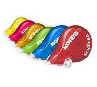 Kores Roller Correcteur Jetable "Scooter" 4,2 Mm X 8 M Coloris Aléatoire