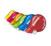 Kores Roller Correcteur Jetable "Scooter" 4,2 Mm X 8 M Coloris Aléatoire