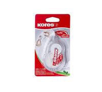 Kores - Rouleau de Ruban Correcteur Rechargeable pour Étudiants et Adultes, Ruban Correcteur Sec sans Pelage avec Forme Ergonomique, Fournitures Scolaires et de Bureau, Paquet Unique, 10m x 4,2 mm