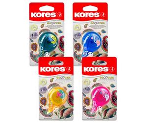 Kores - Scooter : Rouleau de Ruban Correcteur pour Étudiants et Adultes, Ruban Correcteur Sec sans Pelage avec Guide de Roue et Forme Ergonomique, Fournitures Scolaires et de Bureau, 8m x 4,2mm