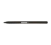 Kores Stylo À Bille Jetable K-Pen Super Slide K0, Noir
