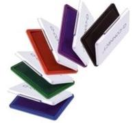 Kores Tampon Encreur "Metallica", (L)110 X (P)70 Mm, Bleu