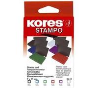 Kores - tampon encreur stampo, (l)110 x (p)70 mm, vert sf71571 Vert G