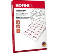 Kores Universal-Etiketten, 105 x 37 mm, grn, 100 Blatt