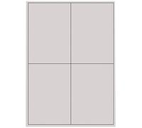 Kores Universal-Etiketten, 105 x 48 mm, weiá, 500 Blatt