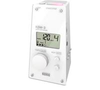KORG KDM-3-WH Digital Metronome White 30-252 BPM 8 Sounds 19 Beat Timer Mode