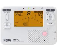 Korg TM70 Métronome et Accordeur Chromatique Combinés - Blanc