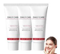 Koriderm Cream, Daily Moisturizing Face Cream with Hyaluronic Acid, Lightweight Skin Care, Absorption Rapide Et Nourrissante, Anti-Rides Et Enrichie, Hydrate Et Raffermit La Peau, Soin Anti-âge (3PC)