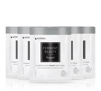 KORIKA FermentBeauty Set of 5 Hydrating Face Sheet Masks with Fermented Yogurt and Hyaluronic Acid Coffret de masques pour le visage à prix réduit
