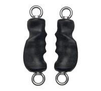 KORIKAHM Cable Machine Attachment with Upgraded Ergonomic Gym Handles, LAT Tricep Rope Pull Down Attachment,Exercise Handles for Home Gym Workout (Double Ring Handle)