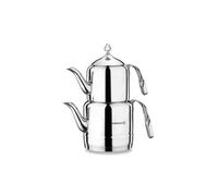 Korkmaz Cintemani 3,1 Lt Théière Thé Cuisinière Acier Inoxydable Argenté A211