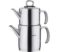 Korkmaz Proline Set de théières adapté à tous les types de cuisinières - 1,2L/1,8L