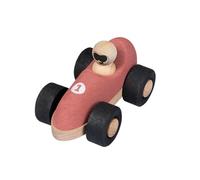 Korko Made by Nature Korko E-Formula Cork Toy Car en Rouge, Bleu, Vert, respectueux de l'environnement, Silencieux, Durable et sans Danger pour Les Enfants (Rouge)