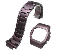 Korlexchi Bracelets et Boîtiers de Montre en Métal pour Homme, pour Casio pour G-shock GW-B5600, GB GWX DW-5600, GW DW-5000 5025 5030 5040, MOD Kit, Alliage d'aluminium léger