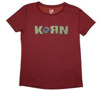 Korn Doll Issues (Back Print) Red M Femme T-shirt