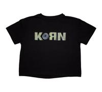 Korn Doll Issues Band Logo Crop Top Size M