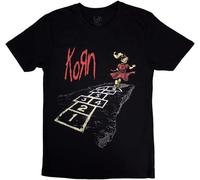 Korn Follow The Leader Hopscotch Black L T-shirt