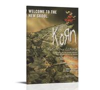 Korn Follow The LeaderPoster mural imperméable résistant à l'humidité, facile à installer et résistant à la décoloration, style cadre, 60 x 90 cm