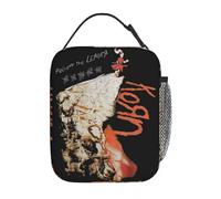 Korn Heavy Metal Band Merch Sac à Lunch Isotherme pour la tournée de l’Album Scolaire 2024 Boîte Alimentaire Boîtes à Lunch Thermiques réutilisables