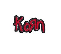Korn Metalband Red Font Écusson Patch en fer brodé sur accessoire