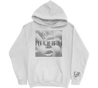 Korn - "Requiem" sweat à capuche homme/femme unie RO4488 (XL) (Blanc)