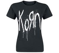 KORN Still A Freak Femme T-Shirt Manches Courtes Noir S 100% Coton Regular/Coupe Standard