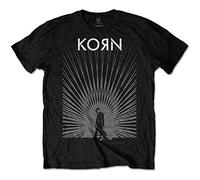 Korn - T-Shirt # S Unisex Black # Radiate Glow [Import]