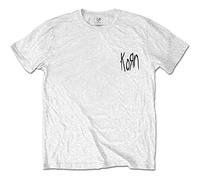 Korn - T-Shirt # XXL Unisex White # Scratched Type [Import]