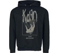Korn The Nothing Homme Sweat-Shirt à Capuche Noir 80% Coton, 20% Polyester Regular/Coupe Standard