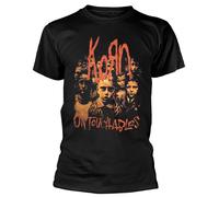 Korn T-shirt Untouchable Band Logo – Rock Off sous licence officielle – Noir Taille L