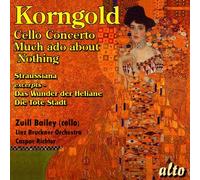 Korngold: Cello Concerto Much Ado About Nothing Suite Straussiana & Mo [Cd]