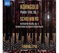Fidelio Trio – Erich Wolfgang Korngold / Arnold Schönberg: Trio avec piano Op. 1 – CD – NAXOS