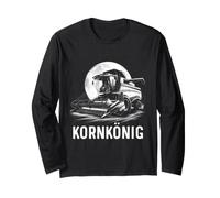 Kornkönig Un Fermier drôle Disant Une Moissonneuse-batteuse agricole Manche Longue