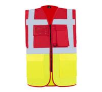 Korntex Korntex Gilet de sécurité Hamburg rouge/jaune T. 3XL Quantité:1