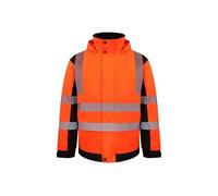 Korntex - KXBRSSHRJORBKM - Softshell Rain Jacket (Printable) Copenhagen Veste de Travail impermeable Haute visibilite Mixte M