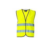 Korntex KXVWG7XL Gilet de sécurité standard, avec ourlet noir, jaune, 7 XL