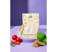 KoRo - Barre salée aux cacahuètes bio, tomate et herbes 12 x 40 g - Alternative aux barres sucrées - Source de fibres et de protéines - Vegan