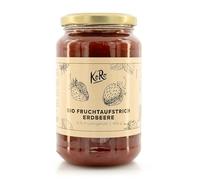 KoRo - Bio Fruchtaufstrich Erdbeere 460 g - Mit 75 % Frucht - Bio-Qualität - Fruchtig-süßer Geschmack