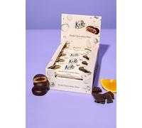 KoRo - Bouchées de chocolat noir bio à l'orange 12 x 2 x 20 g - Base d'avoine et de noix de cajou - Garniture fruitée à l'orange - Vegan