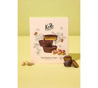 KoRo - Coffret Cadeau Nut Butter Cups Pistaches Salées Bio 12 x 13 g - Sucrées au sucre de fleur de coco - Vegan - Cadeau pour les gourmands