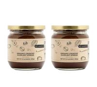 KoRo - Crème de noisettes crunchy au cacao bio 2 x 400 g - Crunchy - Vegan - Dans un pack pratique de deux